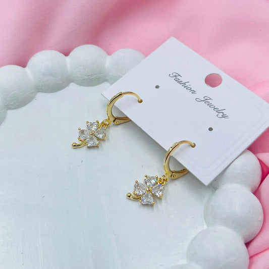 Aqua Loop Earrings