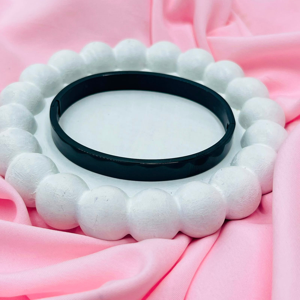 Black Plain Bracelet