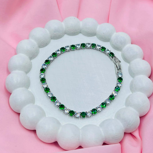 Reva Knot Tennis Bracelet