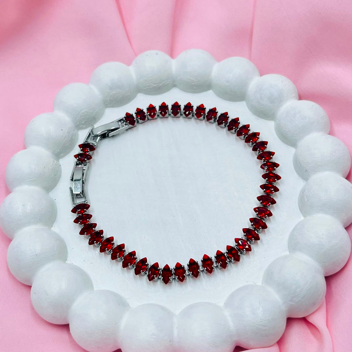 Saffron Glow Tennis Bracelet