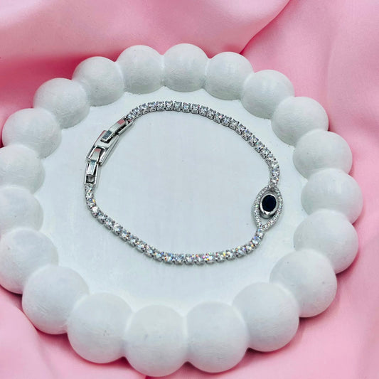 Celestial Evil Eye Tennis Bracelet