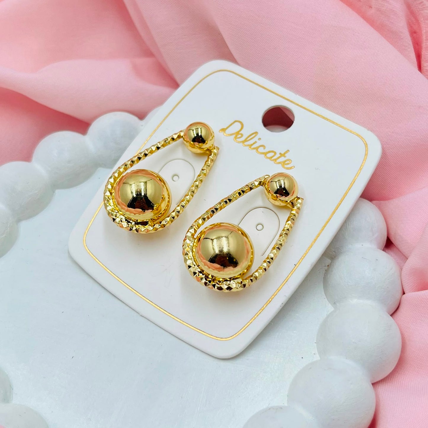 Double Sphere Earrings
