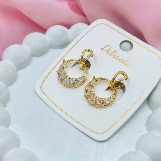 Luxe Elegance Hoops
