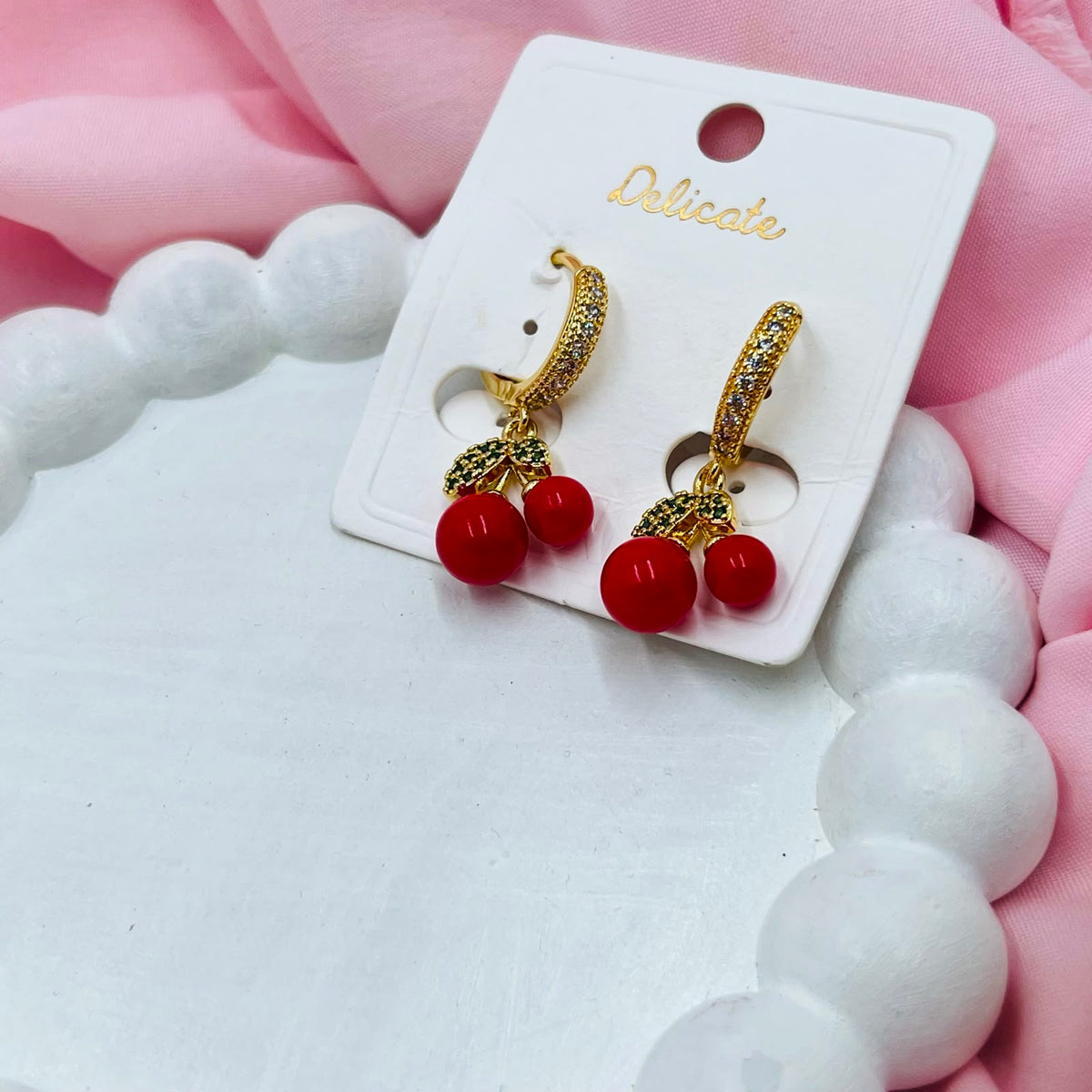 Luxe Gold Lab  Earrings