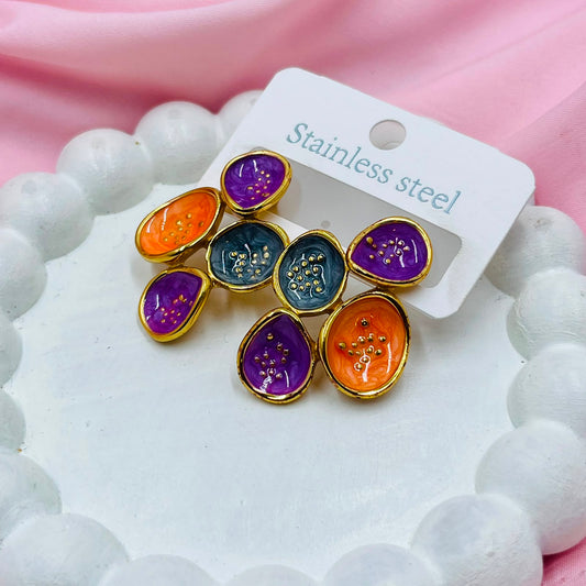 Gloomy Celeste Studs