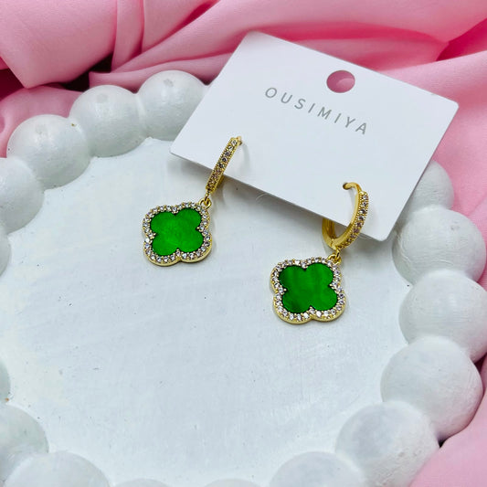 Green Luxe Earrings