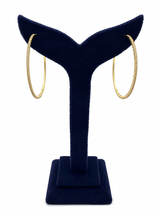 Luna Studded Hoops