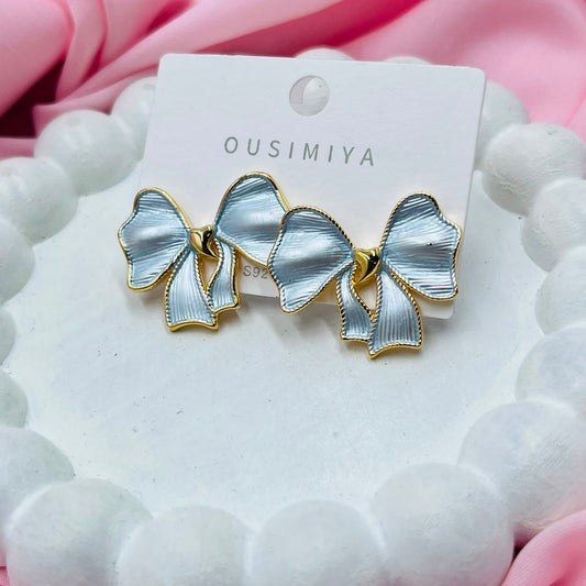 Sky Ribbon Earring