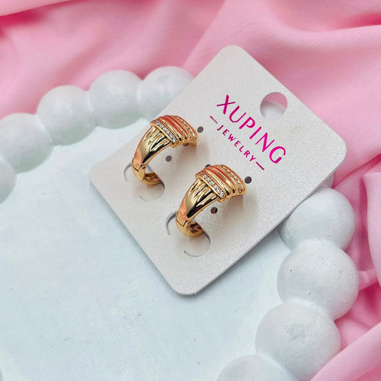 Starline Studded hoops Earrings- XUPING