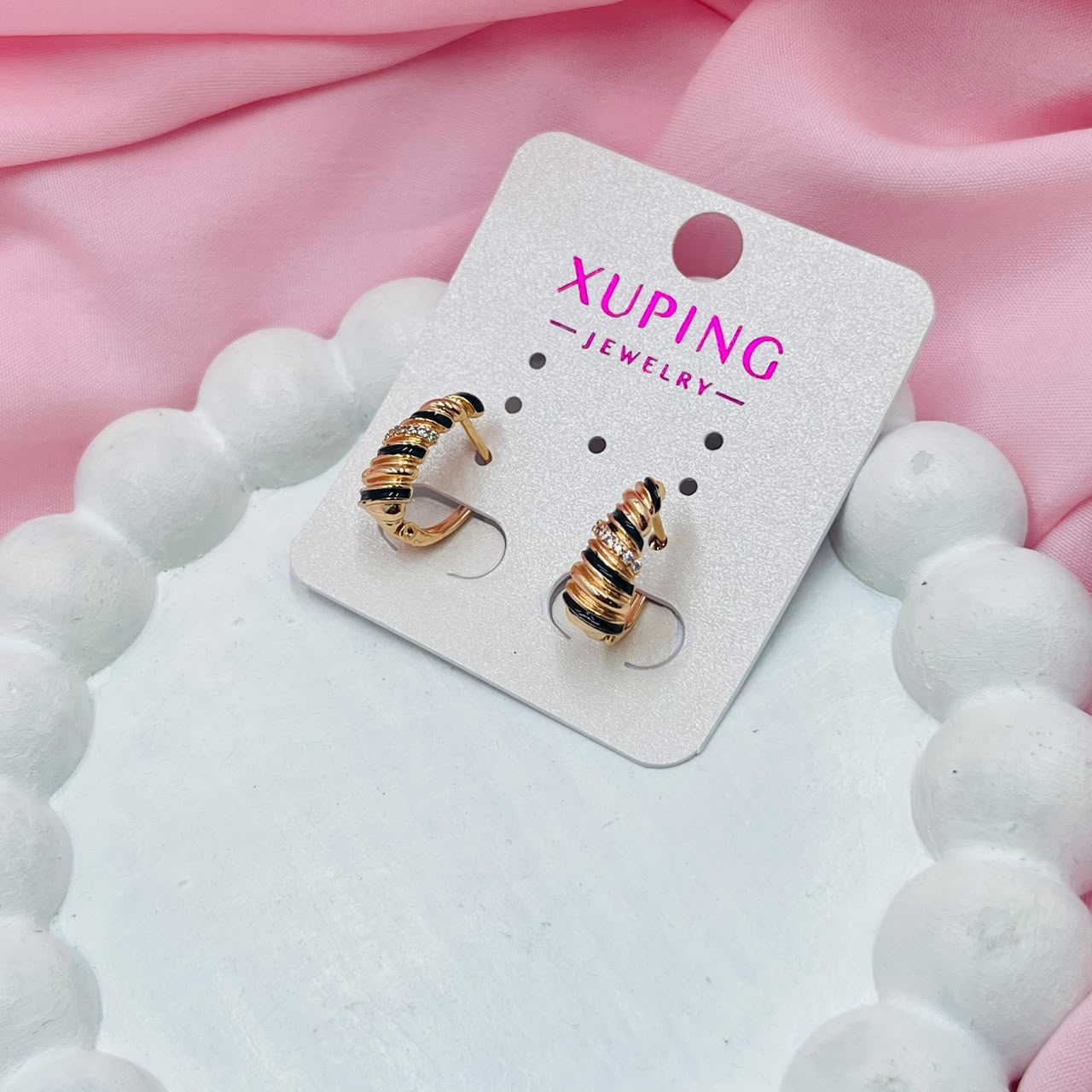 Swirl Studs Earrings- XUPING