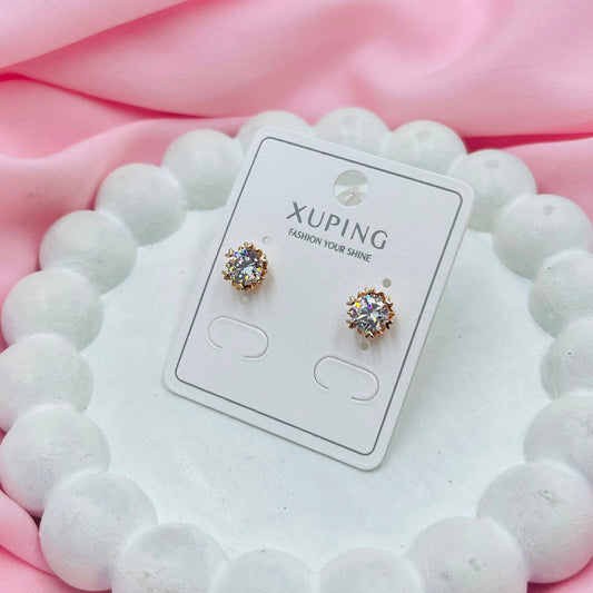Flower Stone Earrings - XUPING