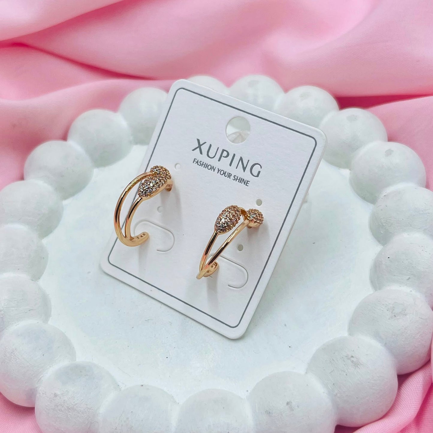 Petals Hoops Earrings- XUPING