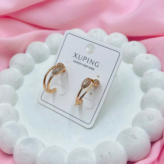 Petals Hoops Earrings- XUPING