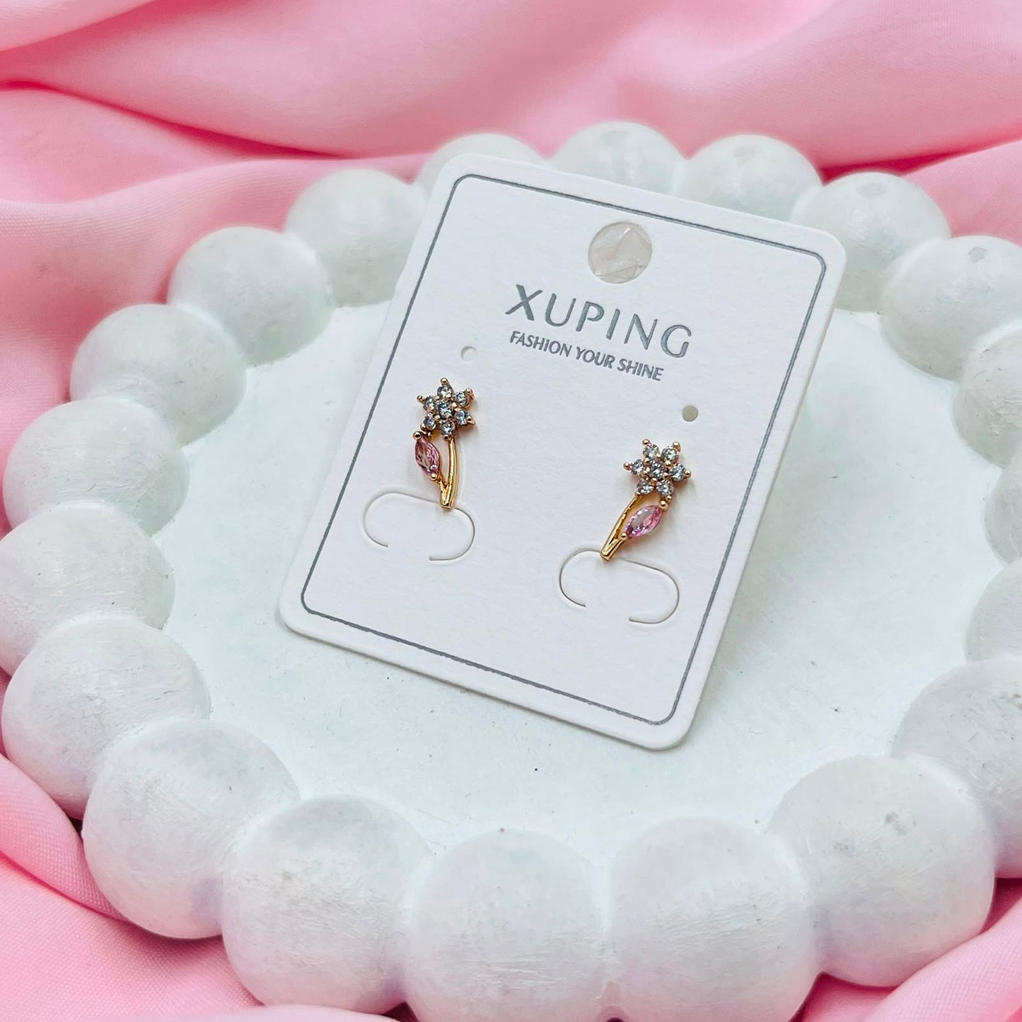 Ruby Spark Earrings - XUPING