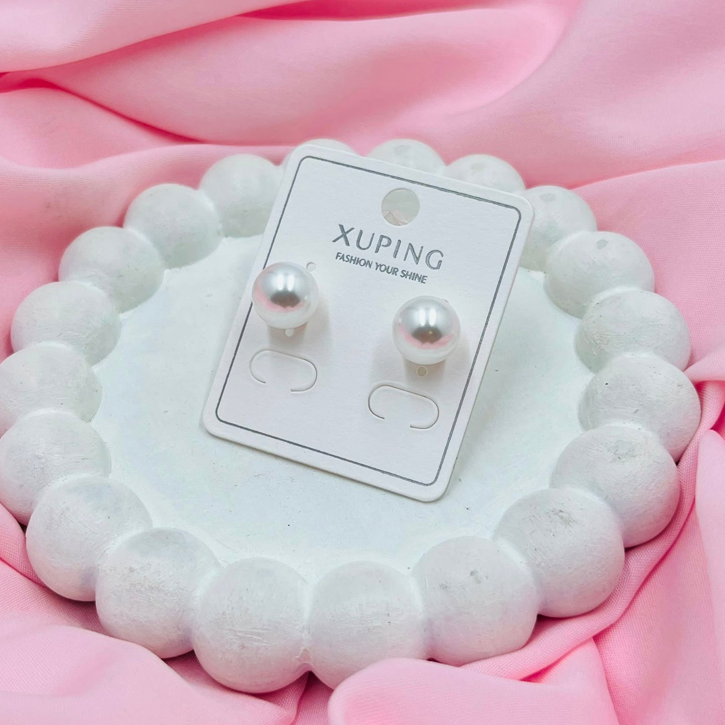 White Pearl  Earrings - XUPING