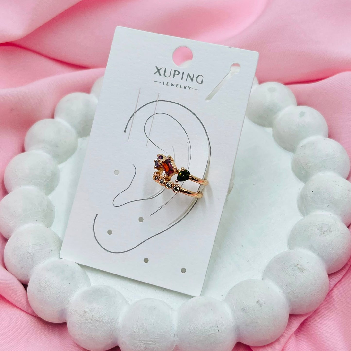 Aurora Twist Ear Cuff Earrings - XUPING