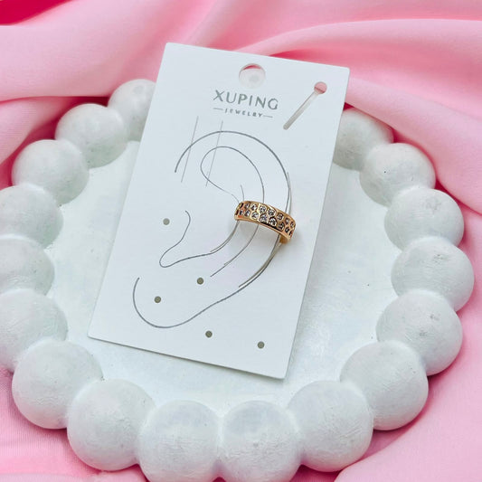 Luxe Flower Ear Cuff Earrings - XUPING
