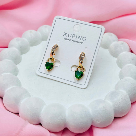 Hanging Heart Earrings- XUPING