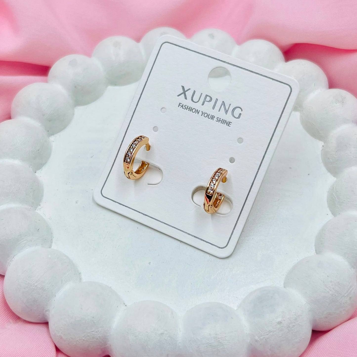 Golden Veil Earrings - XUPING