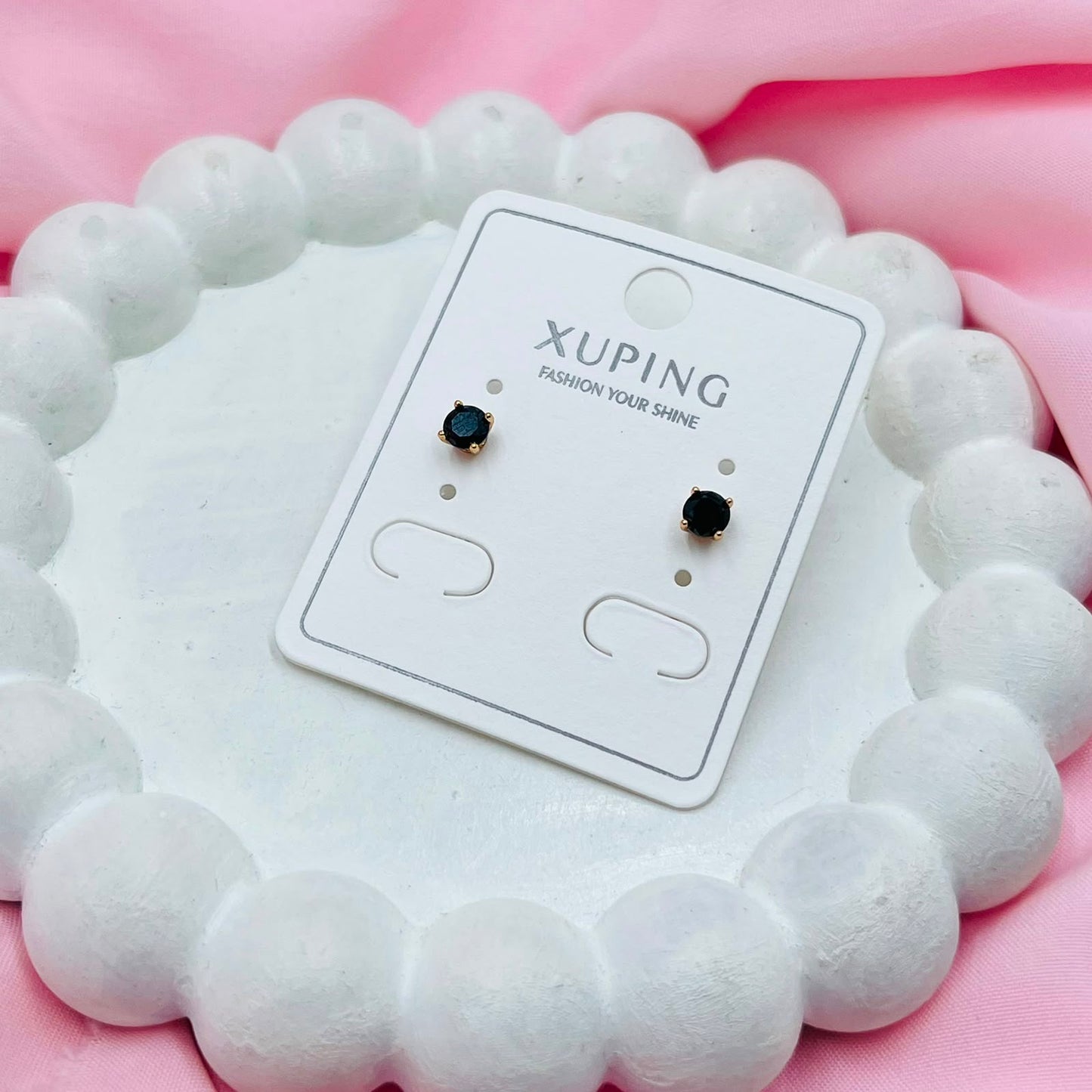 Mini Black  Earrings - XUPING