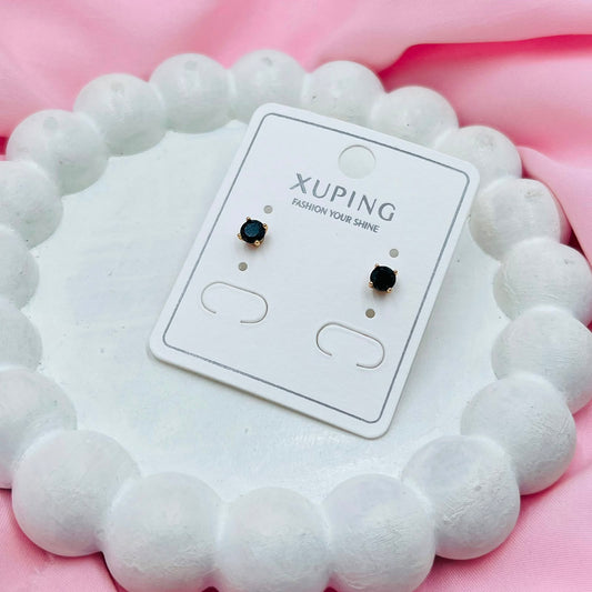 Mini Black  Earrings - XUPING