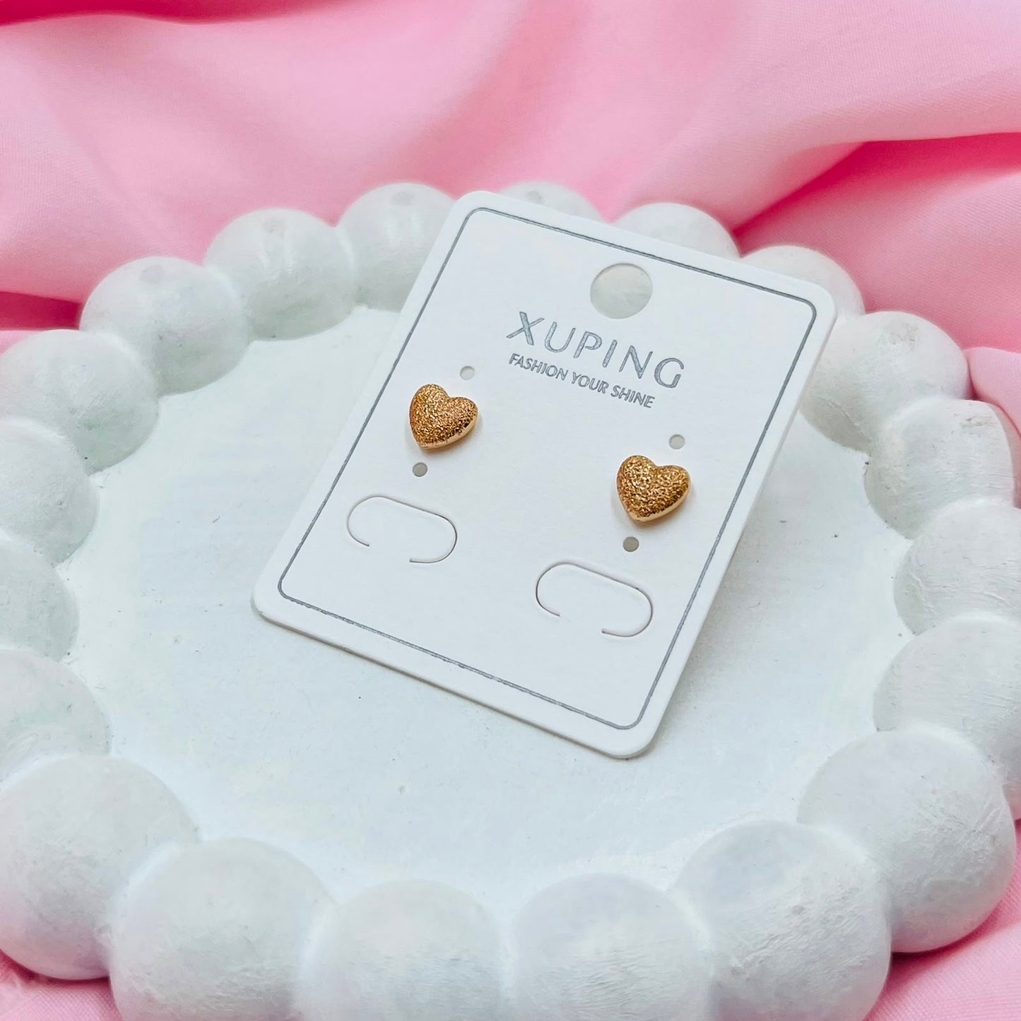 Crystal Heart  Earrings - XUPING