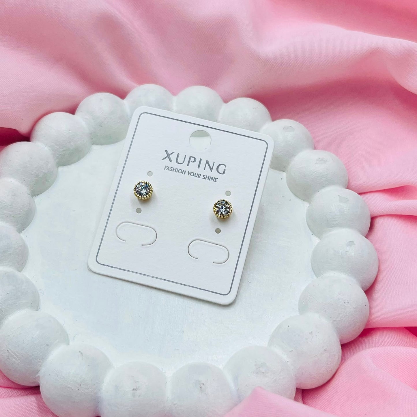 Small Stone Earrings - XUPING