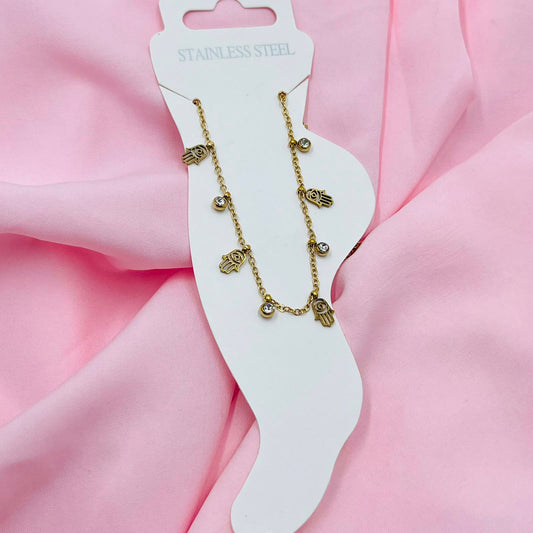 Golden Grace Anklet