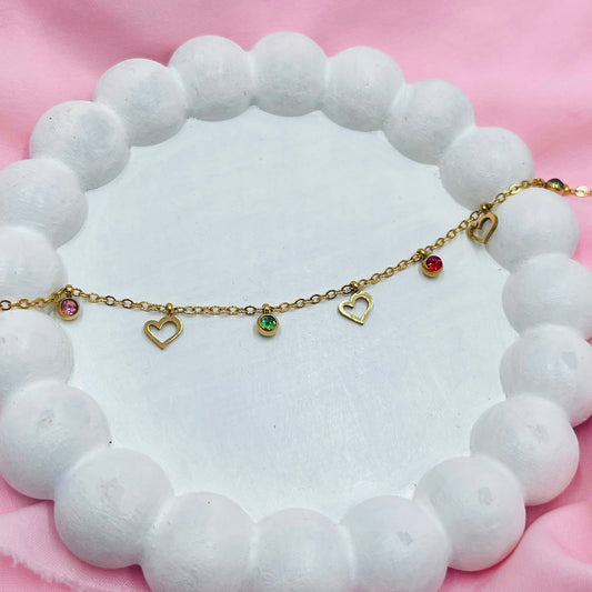 Luxe Palm Charm Bracelet