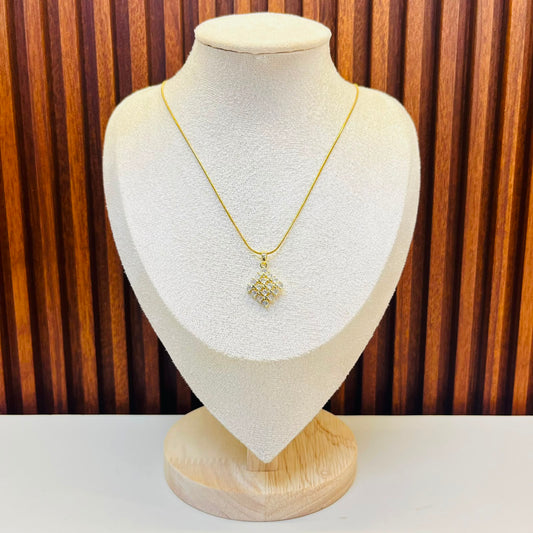 Small Square  Necklace