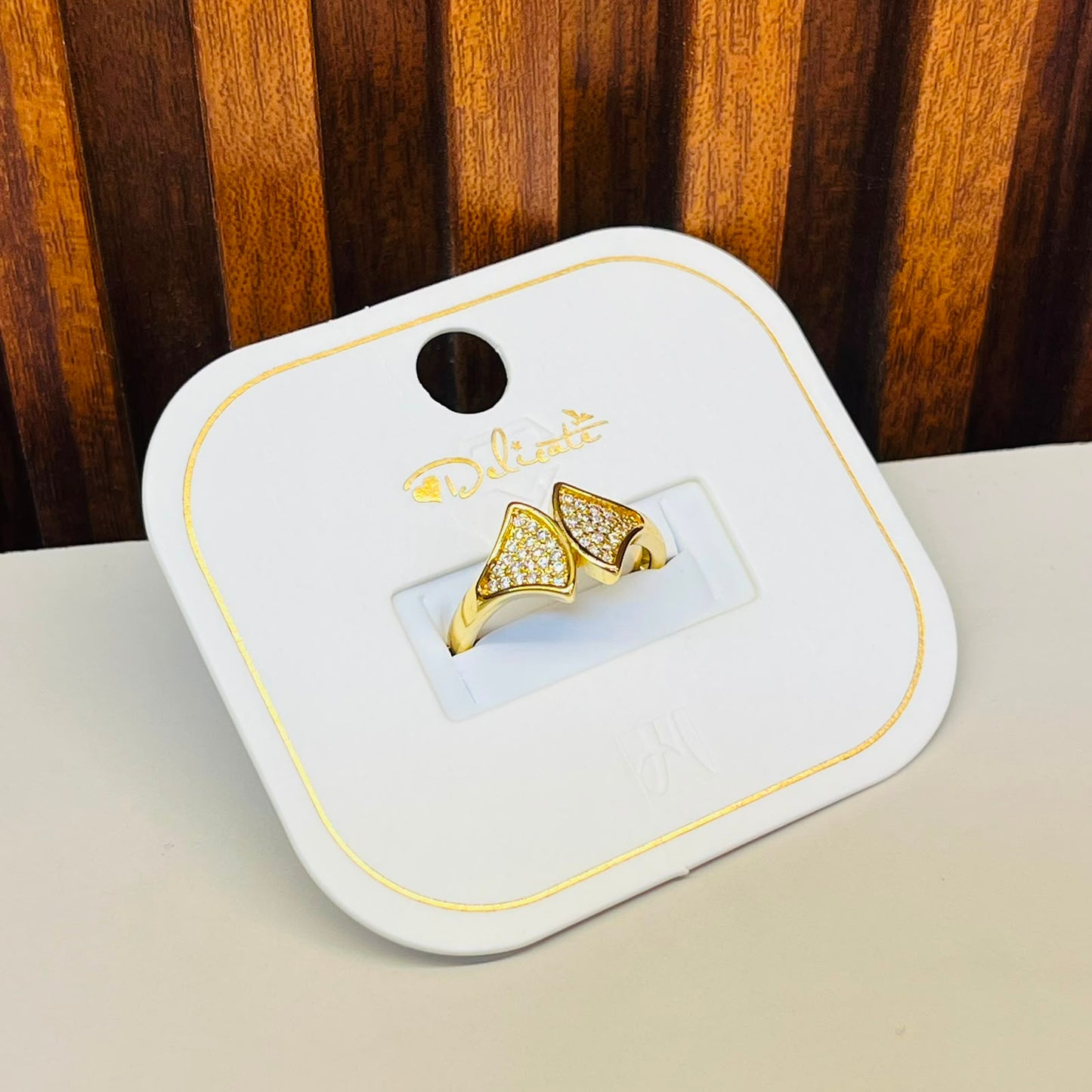 Glitter Halo Ring