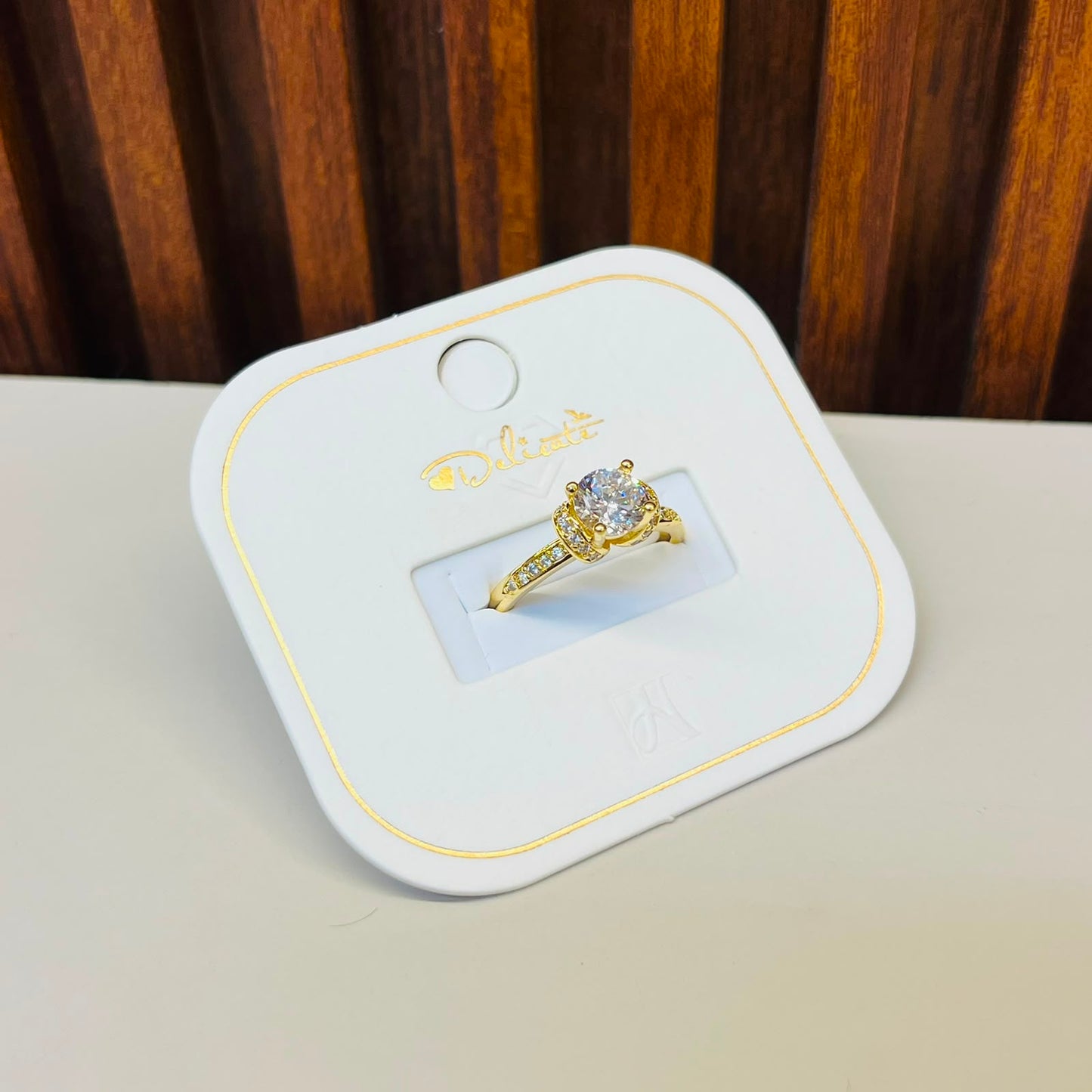 Golden Pearl Ring