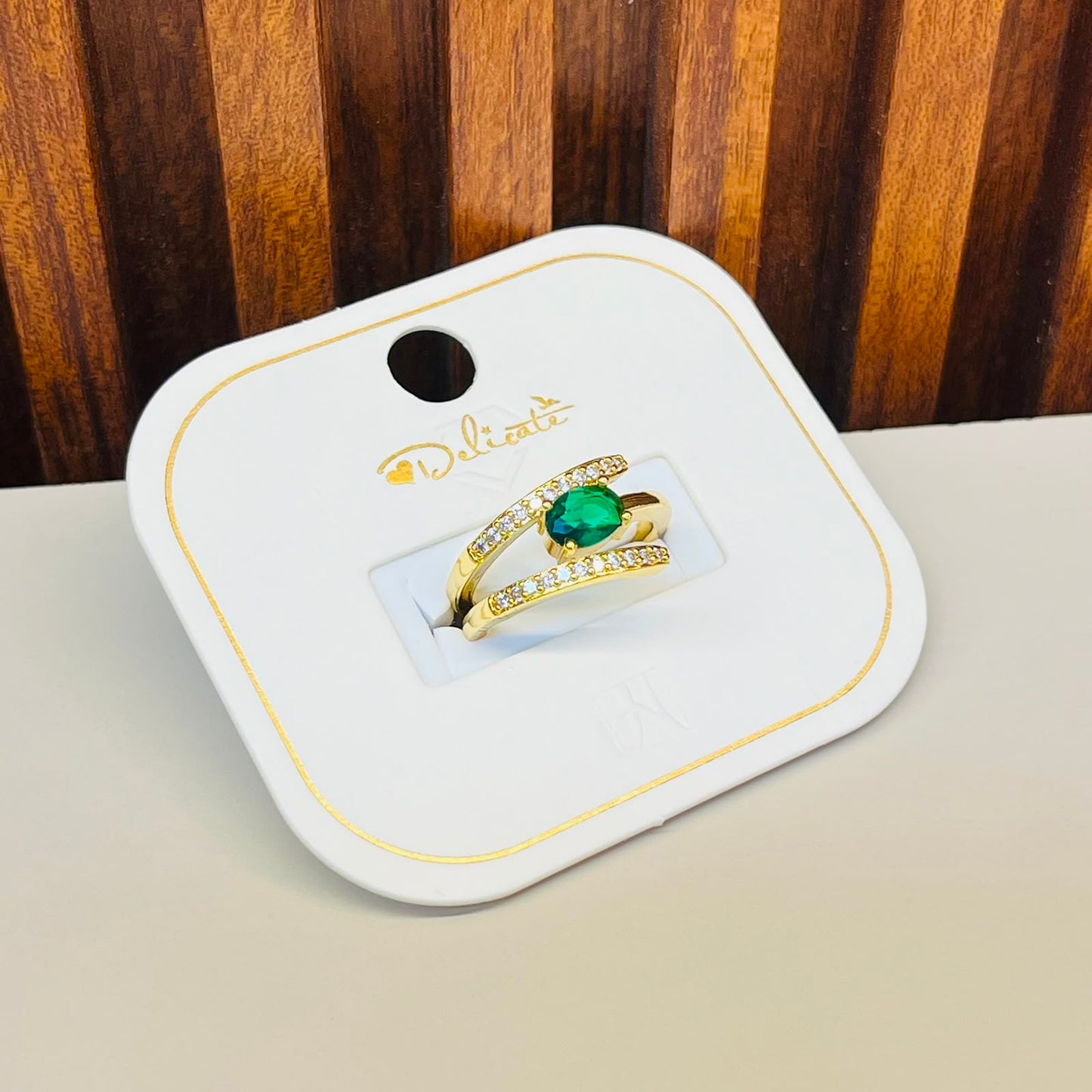 Moon Glow Stud Ring