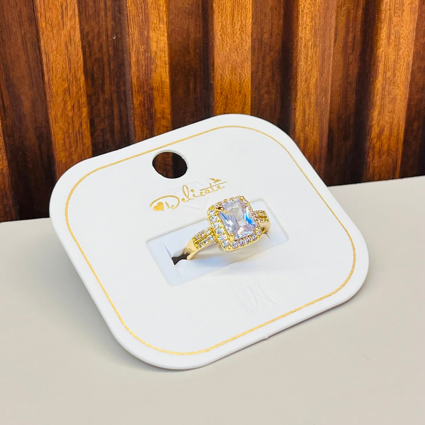 Slim Gem Ring