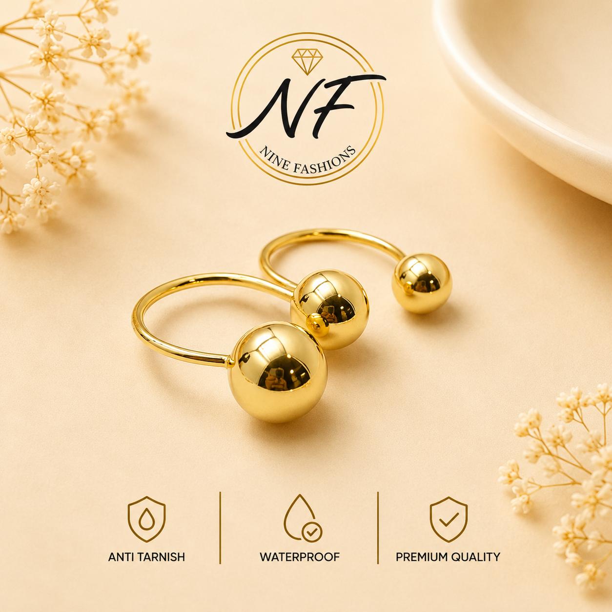 Twinkle Gem 2 Finger  Ring