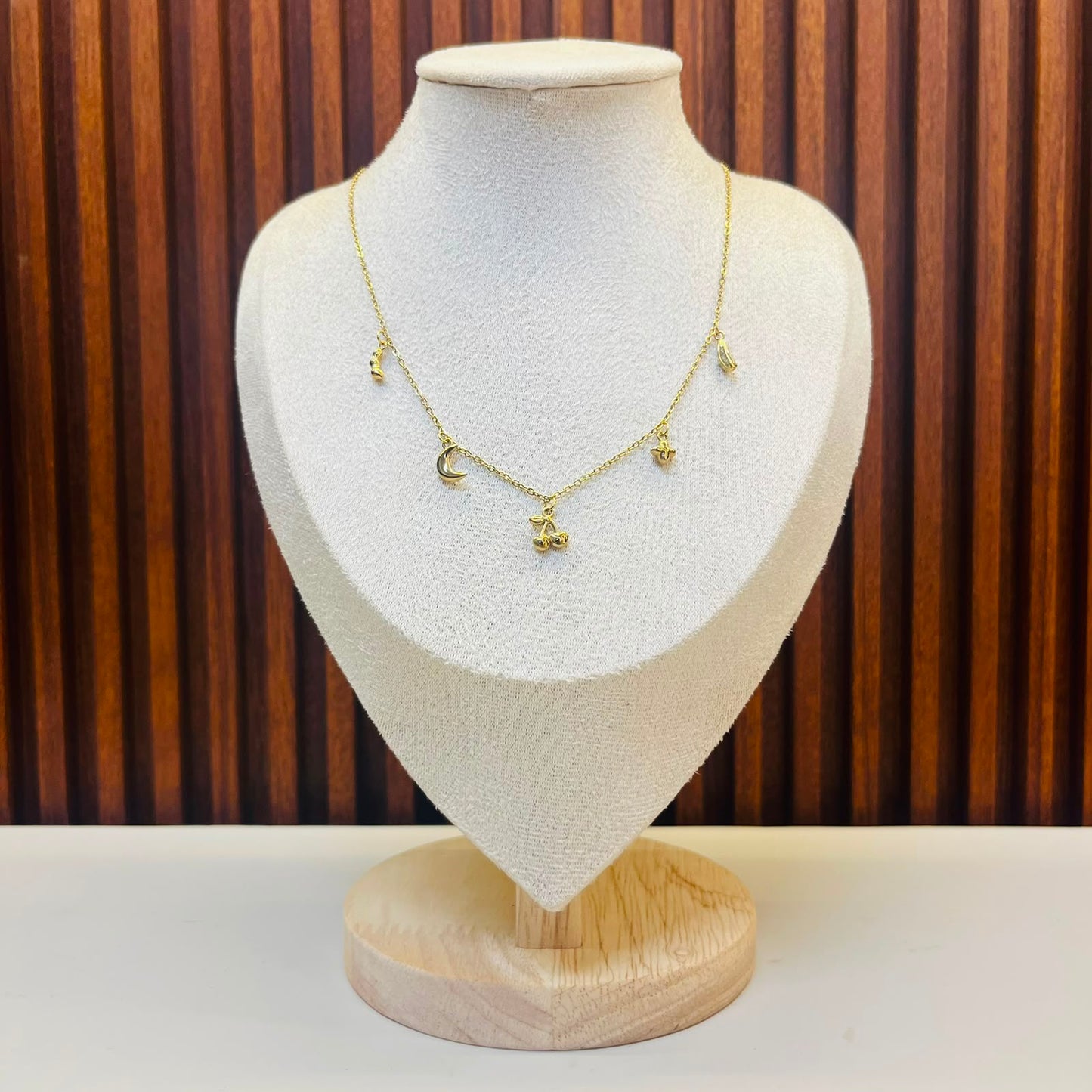 Minimal  Charm  Necklace