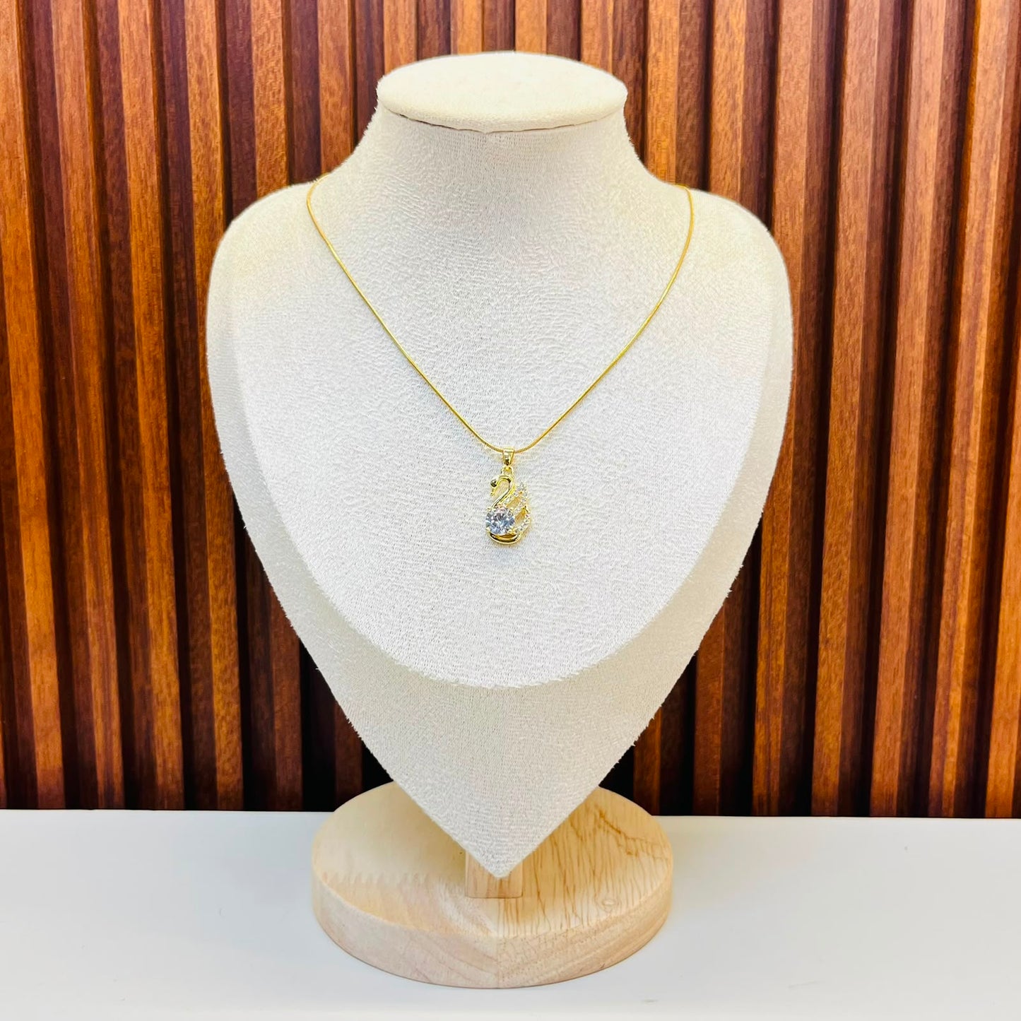 Golden Swan Necklace