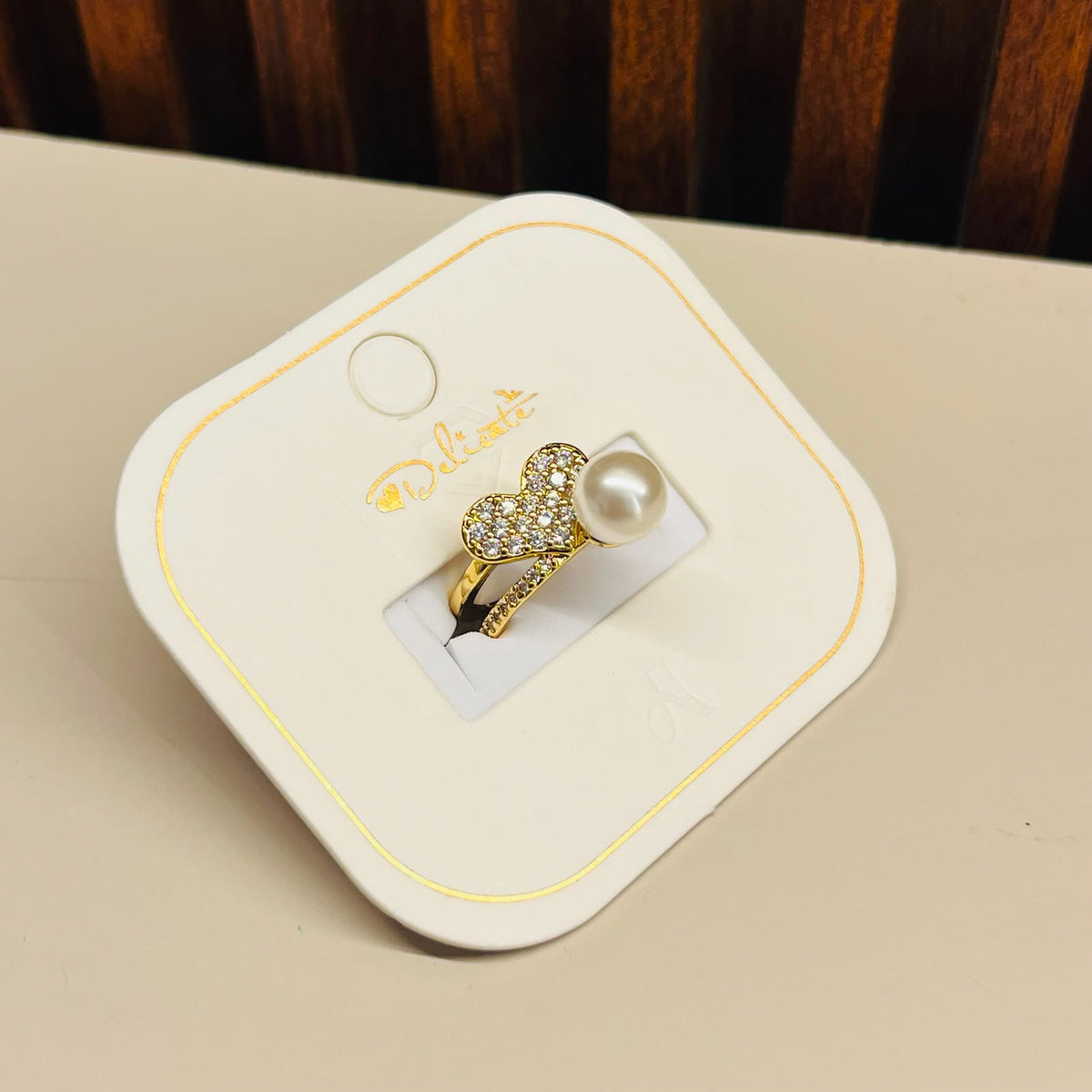Golden Heart Ring