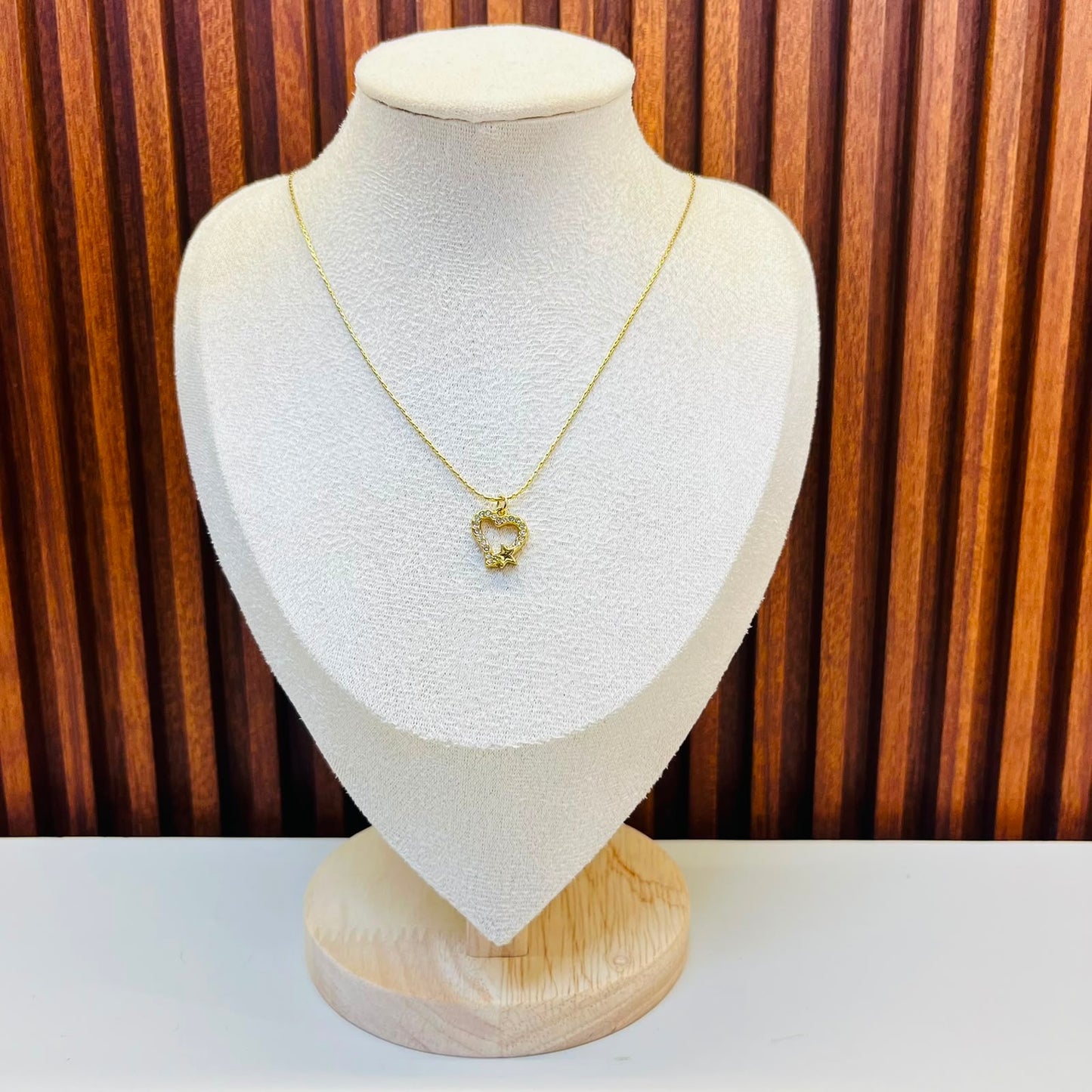 Golden Heart  necklace