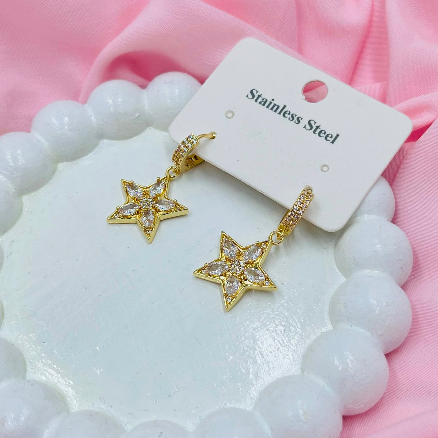 Golden Hoops Earrings
