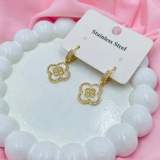 Pearl Spark Earrings