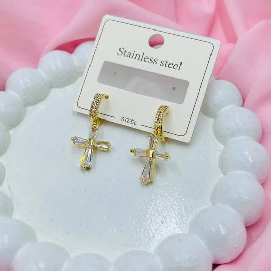 Studded Half Earrings