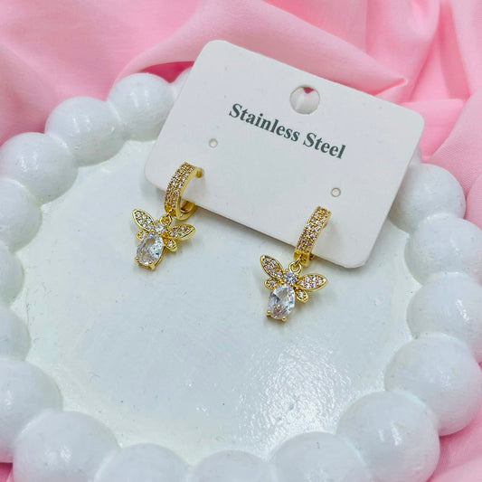 Glimmer Bee Earrings