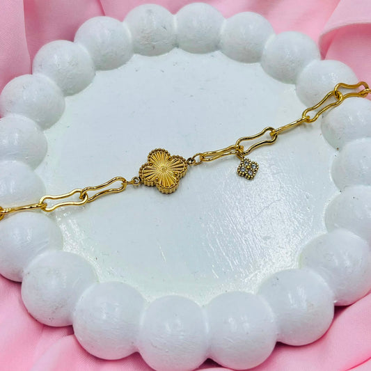 Textured Gold  Bracelet