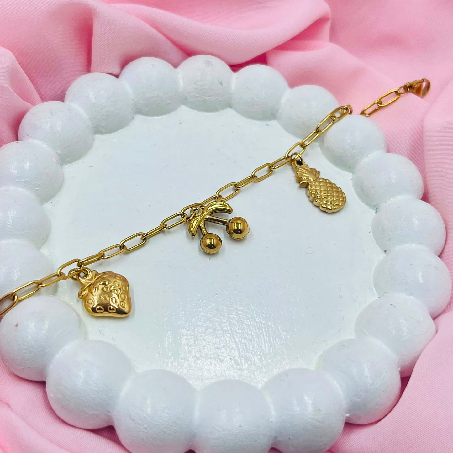 Blush Charms Bracelet