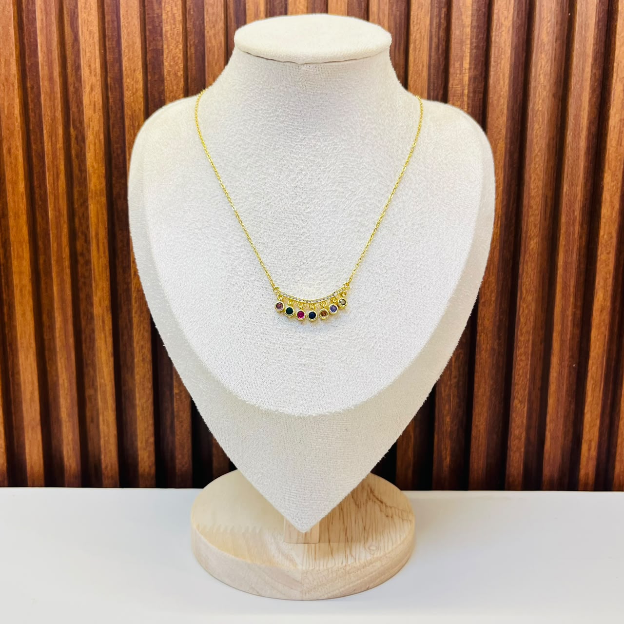 Colorful Gemstones Necklace