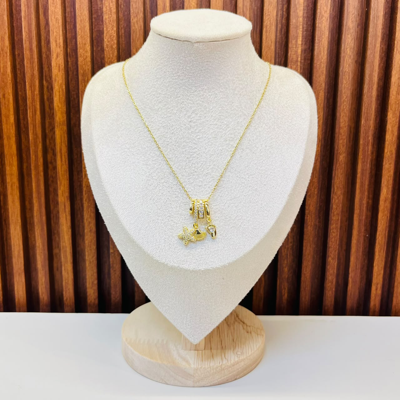 Small Multi Charm Necklace