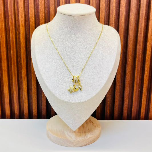 Small Multi Charm Necklace
