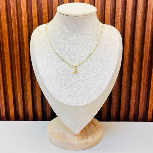 Small Crescent Moon Necklace