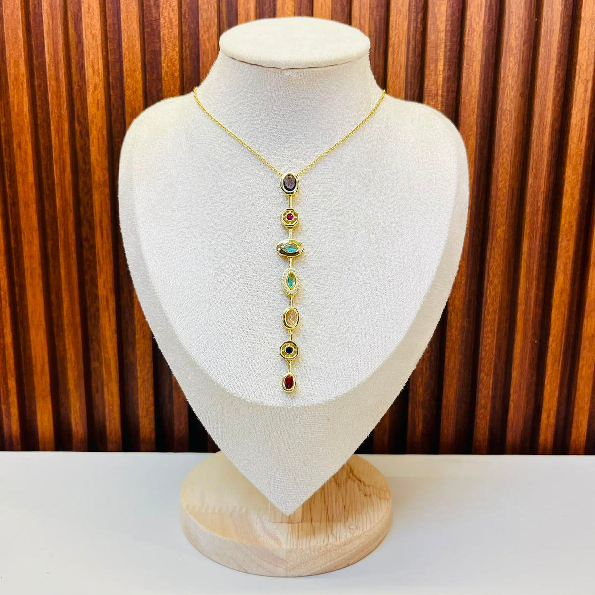 Multi  Stone Necklace